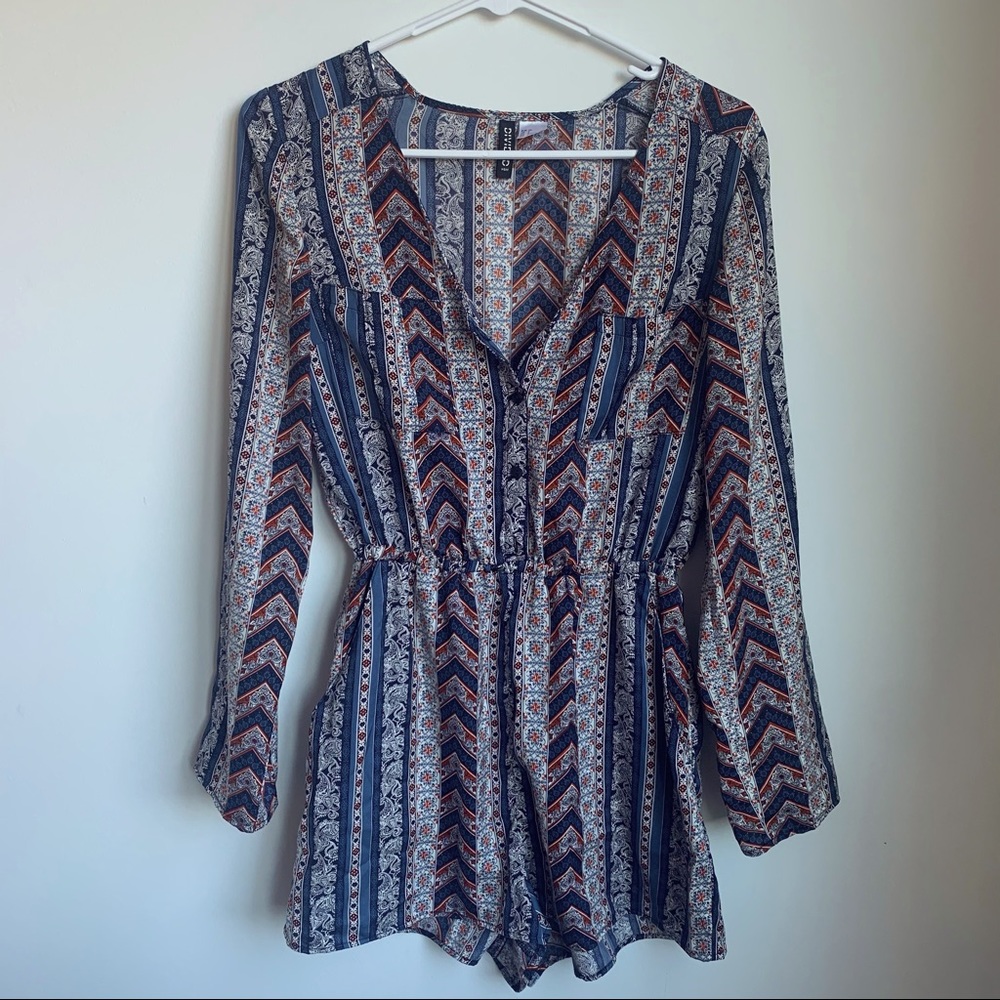 H&M| Blue Romper